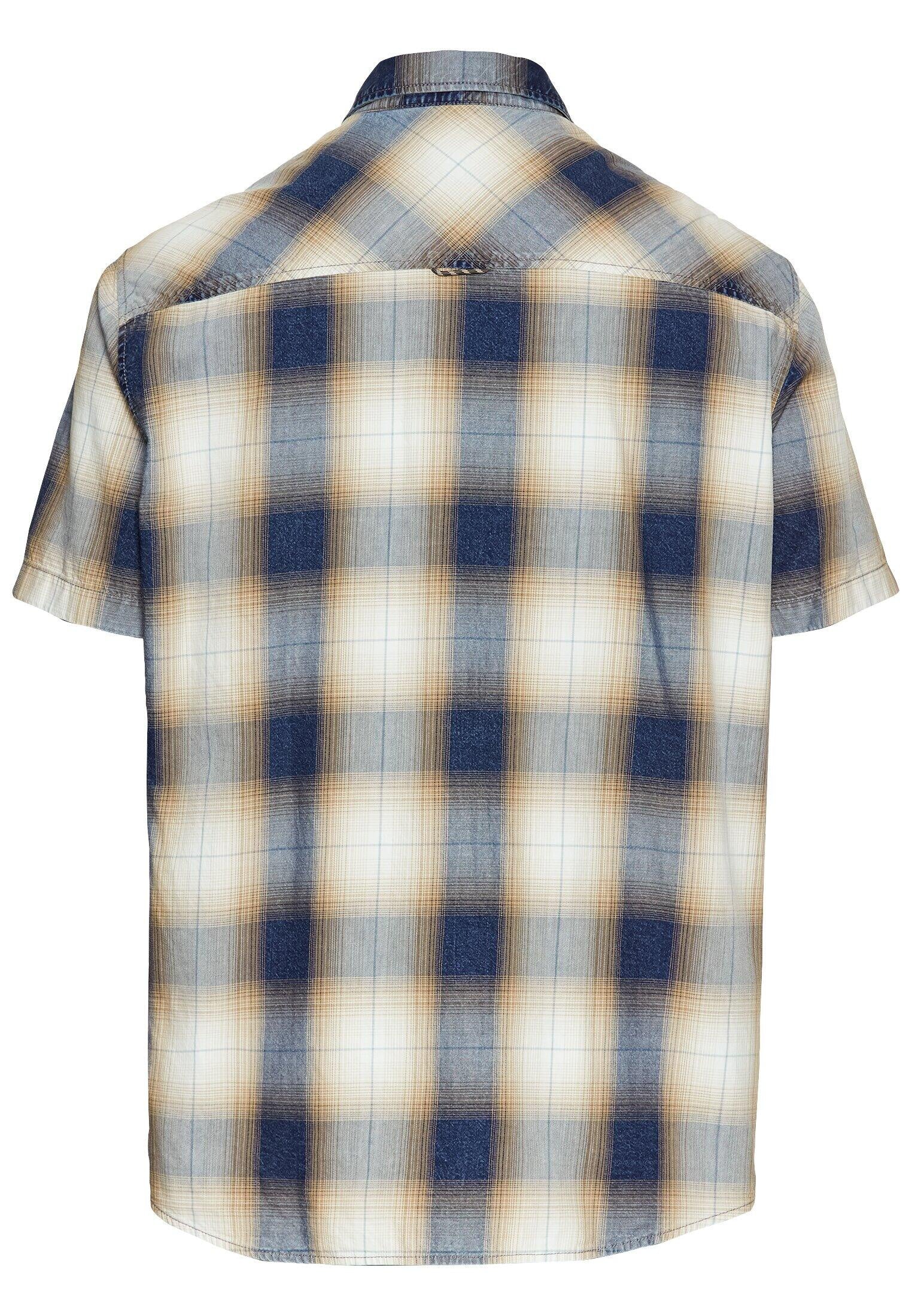 Freizeithemd kariert Regular Fit - 48-Dark Navy - Blau
