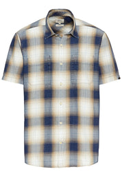 Freizeithemd kariert Regular Fit - 48-Dark Navy - Blau