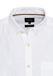 Leinenhemd Regular Fit - 01-White - Weiß