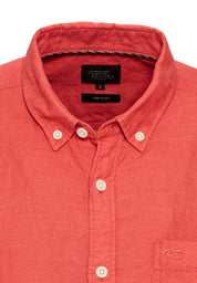 Leinenhemd Regular Fit - 50-Sunfaded Red - Rot