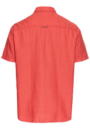 Leinenhemd Regular Fit - 50-Sunfaded Red - Rot