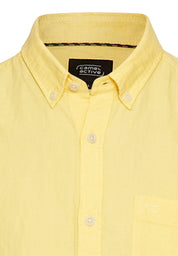 Leinenhemd Regular Fit - 62-Dusty Citron - Gelb