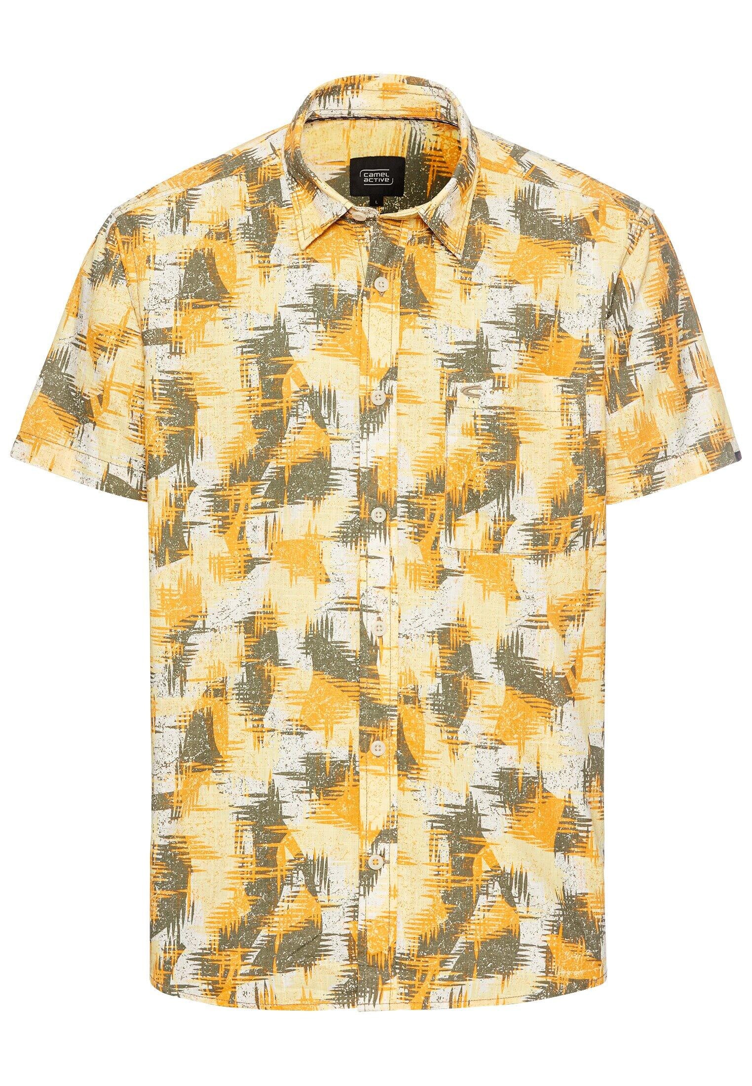 Freizeithemd Regular Fit - 62-Dusty Citron - Gelb