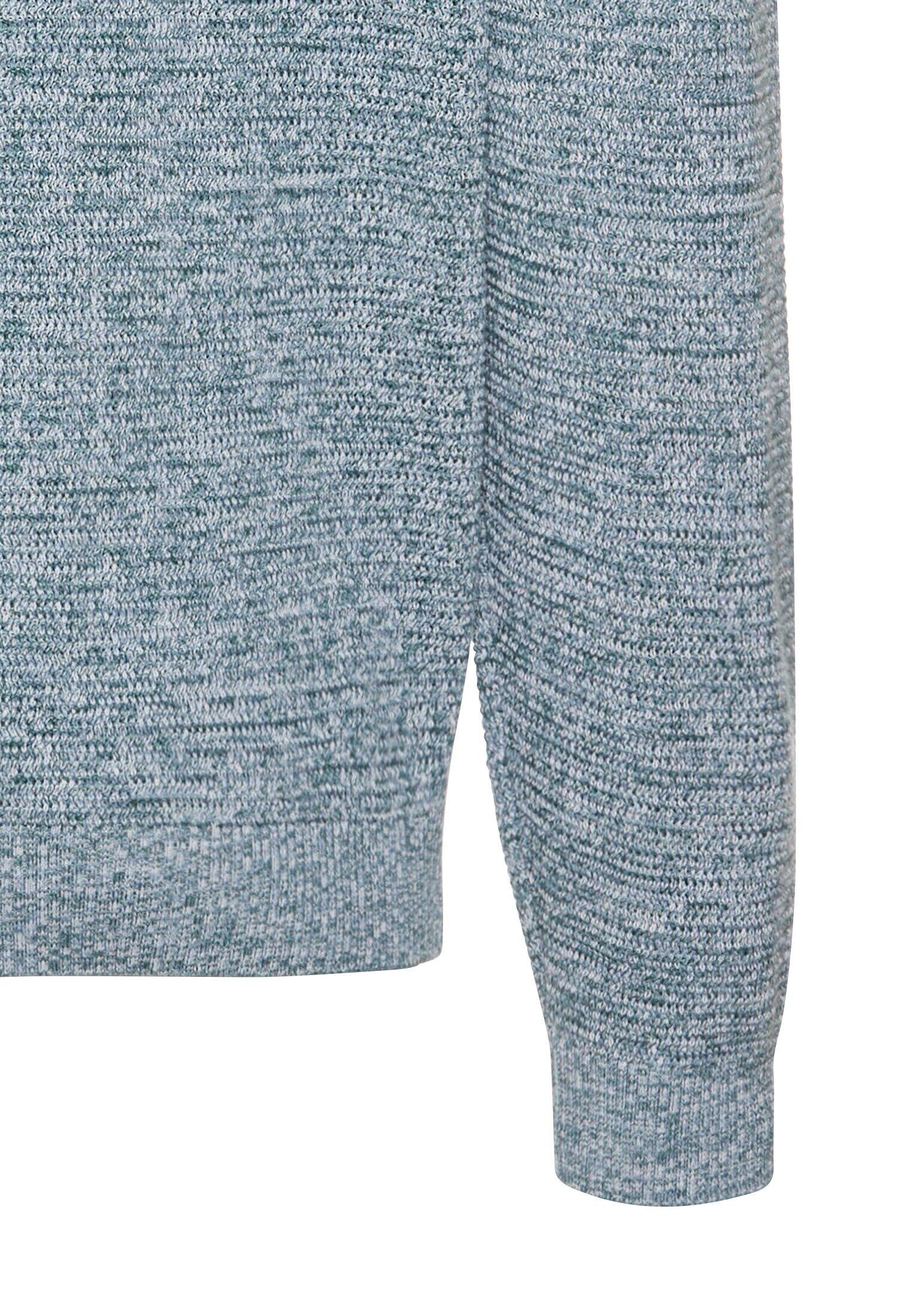 Strickpullover meliert aus Baumwolle - 43-Smoke Blue - Blau