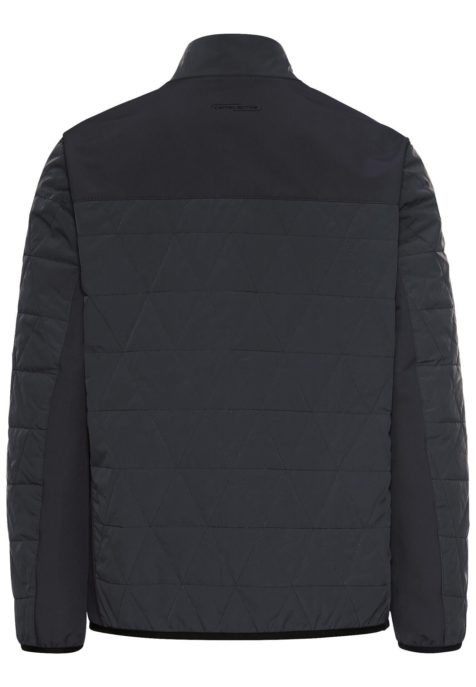 Bomberjacke mit Stehkragen - 48-Dark Navy - Blau