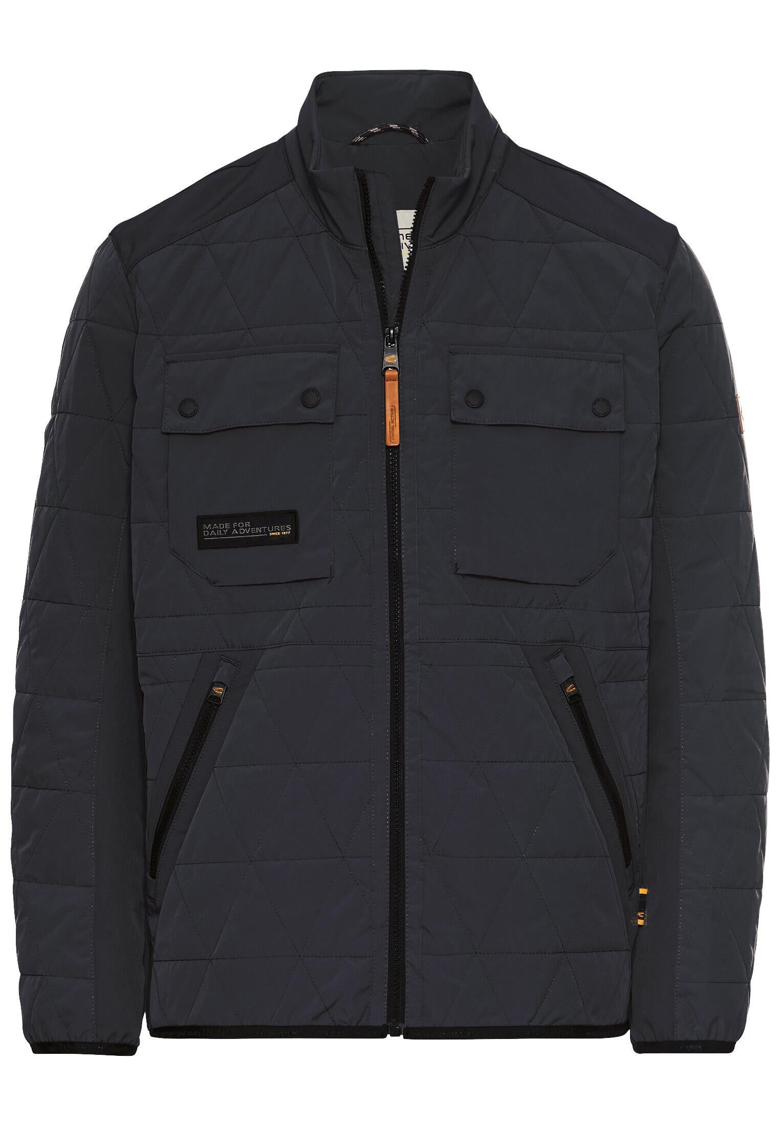 Blouson mit Stehkragen - 48-Dark Navy - Blau