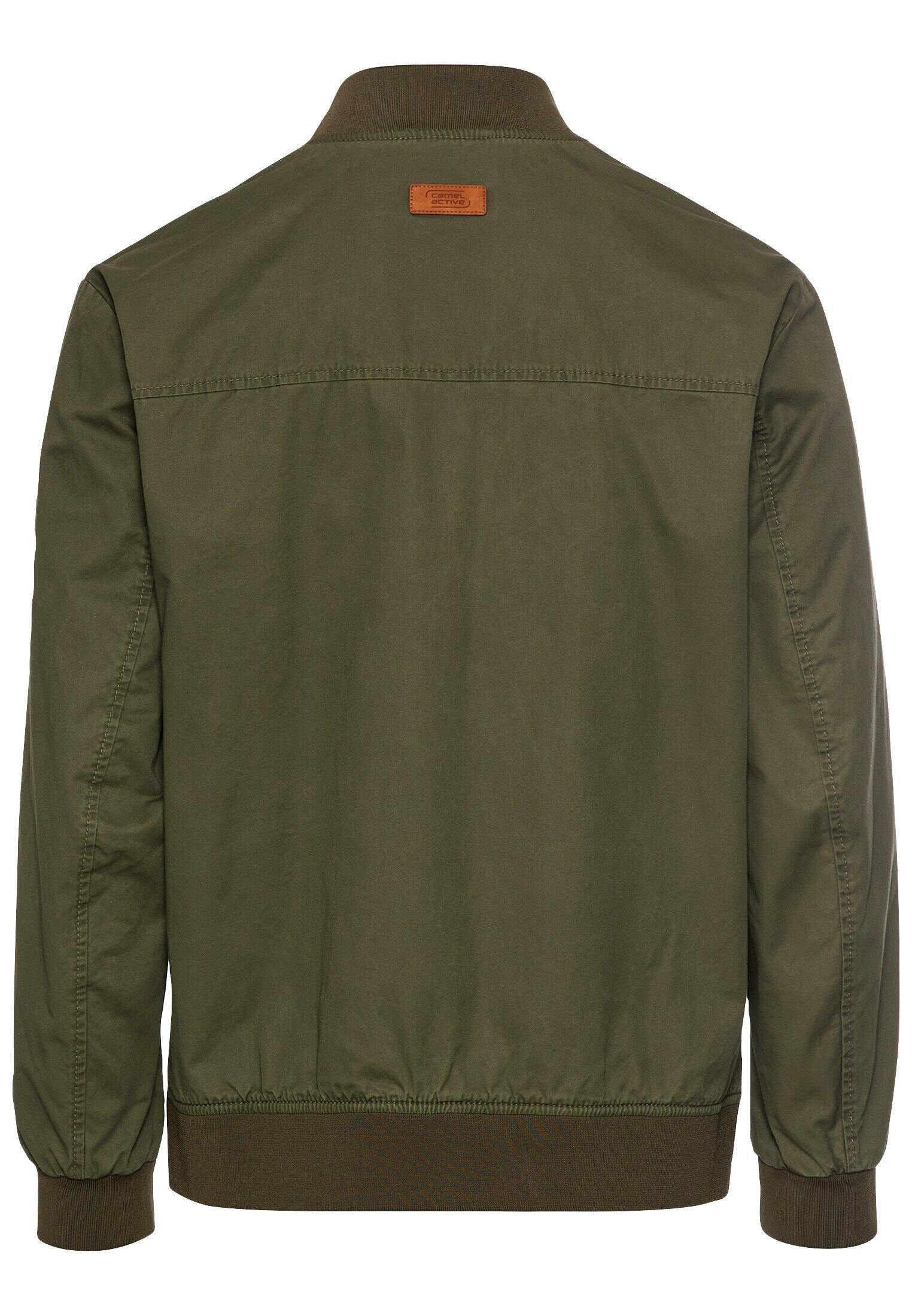 Bomberjacke aus Baumwolle - 34-Dusty Khaki - Khaki