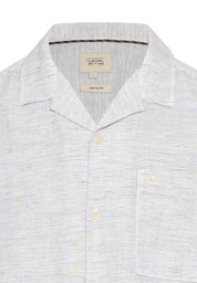 Leinenhemd gestreift Regular Fit - 34-Dusty Khaki - Khaki