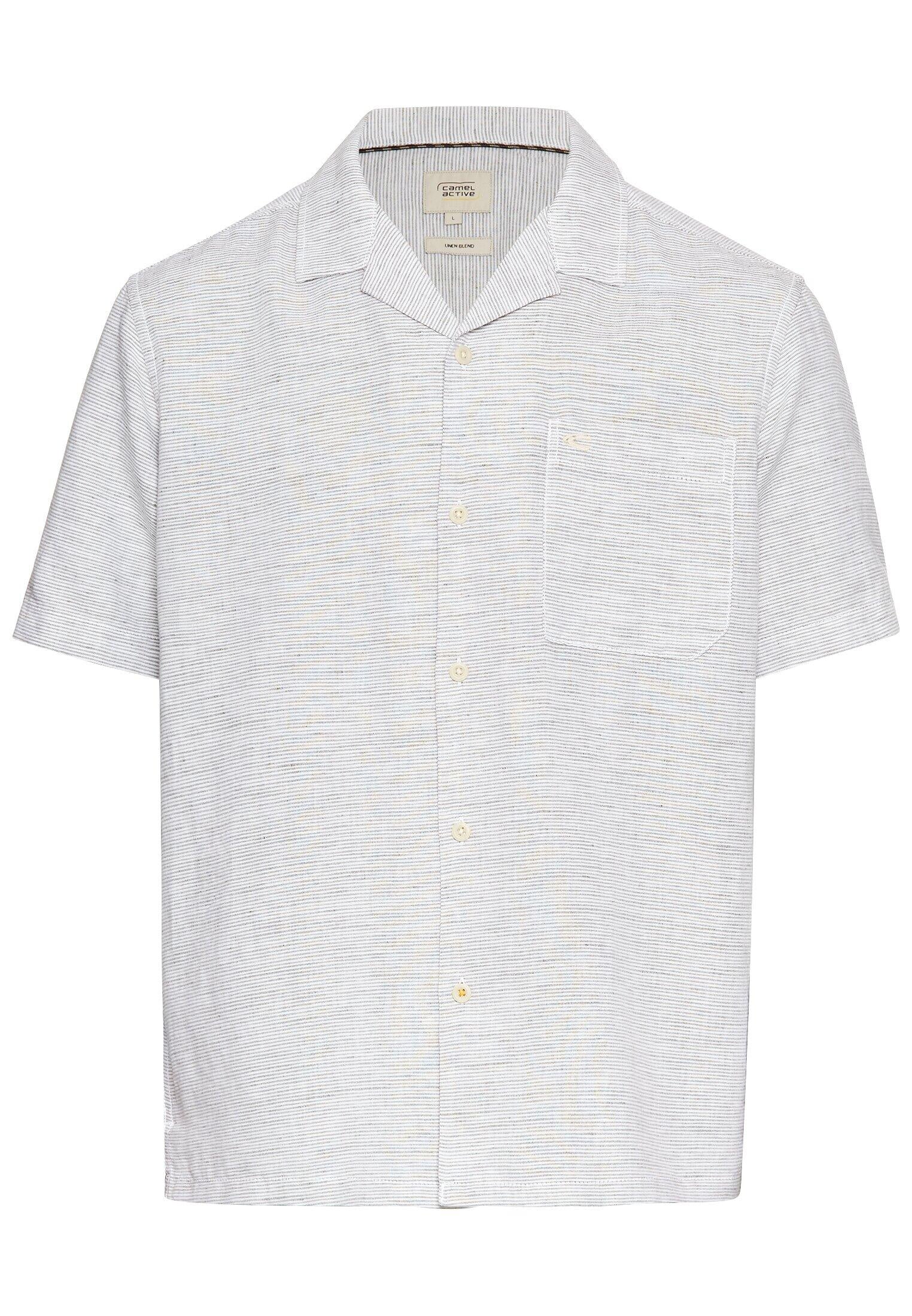 Leinenhemd gestreift Regular Fit - 34-Dusty Khaki - Khaki
