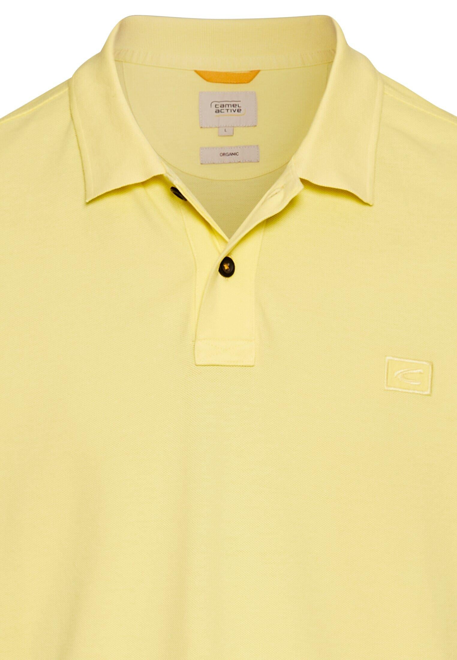 Poloshirt aus Baumwolle - 62-Dusty Citron - Gelb
