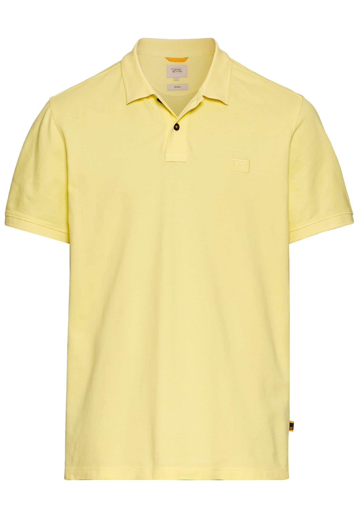 Poloshirt aus Baumwolle - 62-Dusty Citron - Gelb