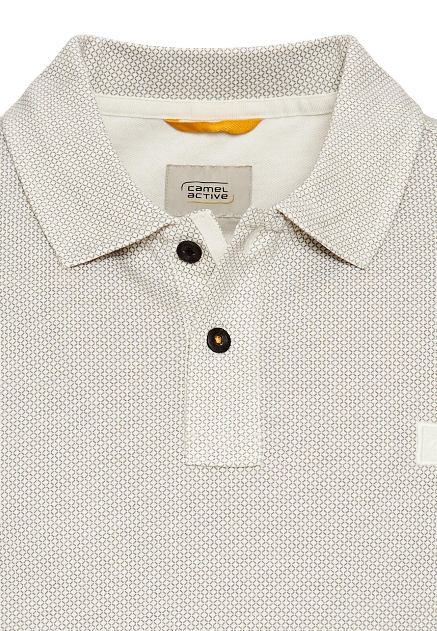 Poloshirt Regular Fit aus Baumwolle - 03-Ecru - Beige