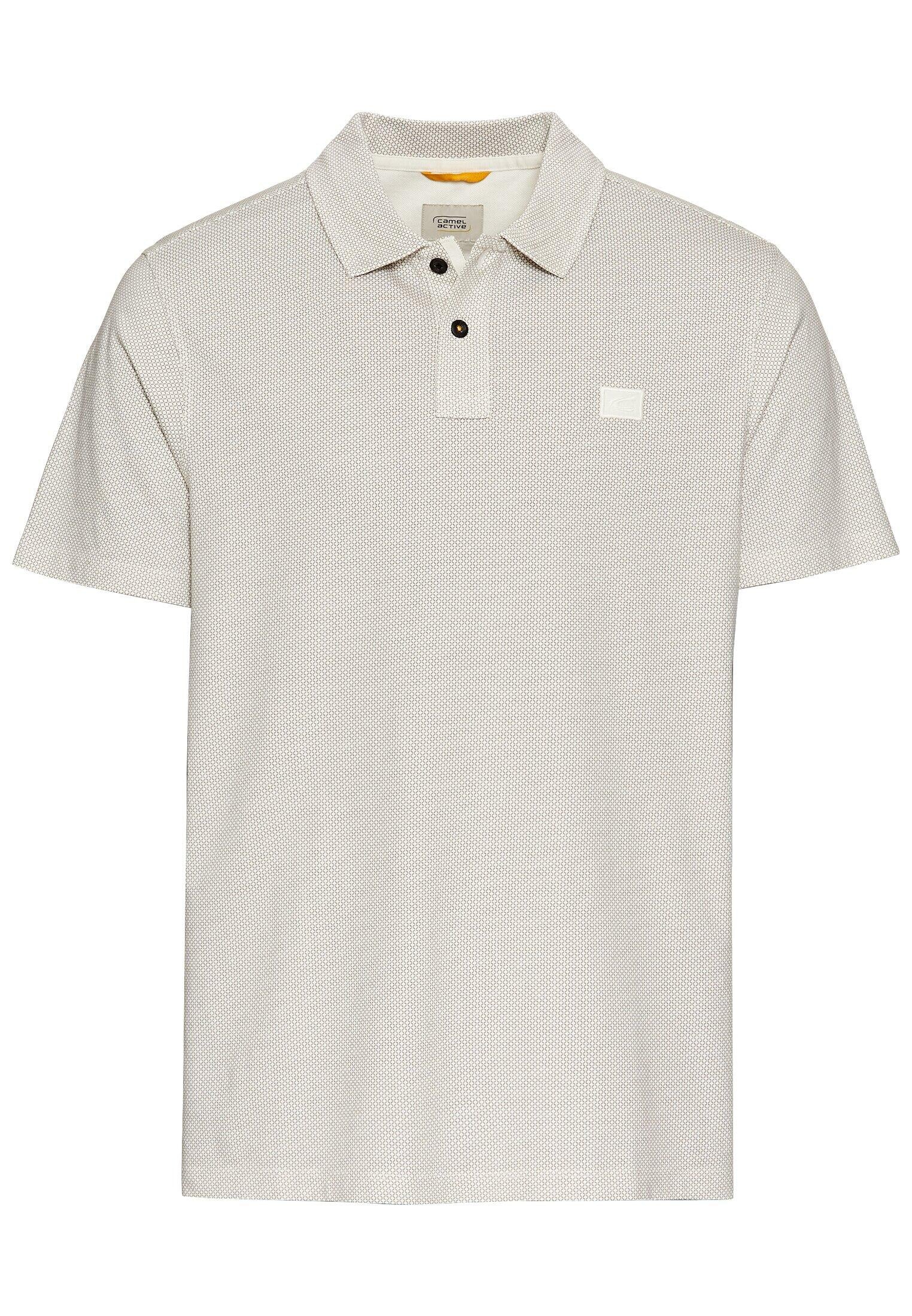 Poloshirt Regular Fit aus Baumwolle - 03-Ecru - Beige