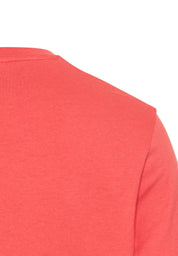 T-Shirt aus Baumwolle - 50-Sunfaded Red - Rot