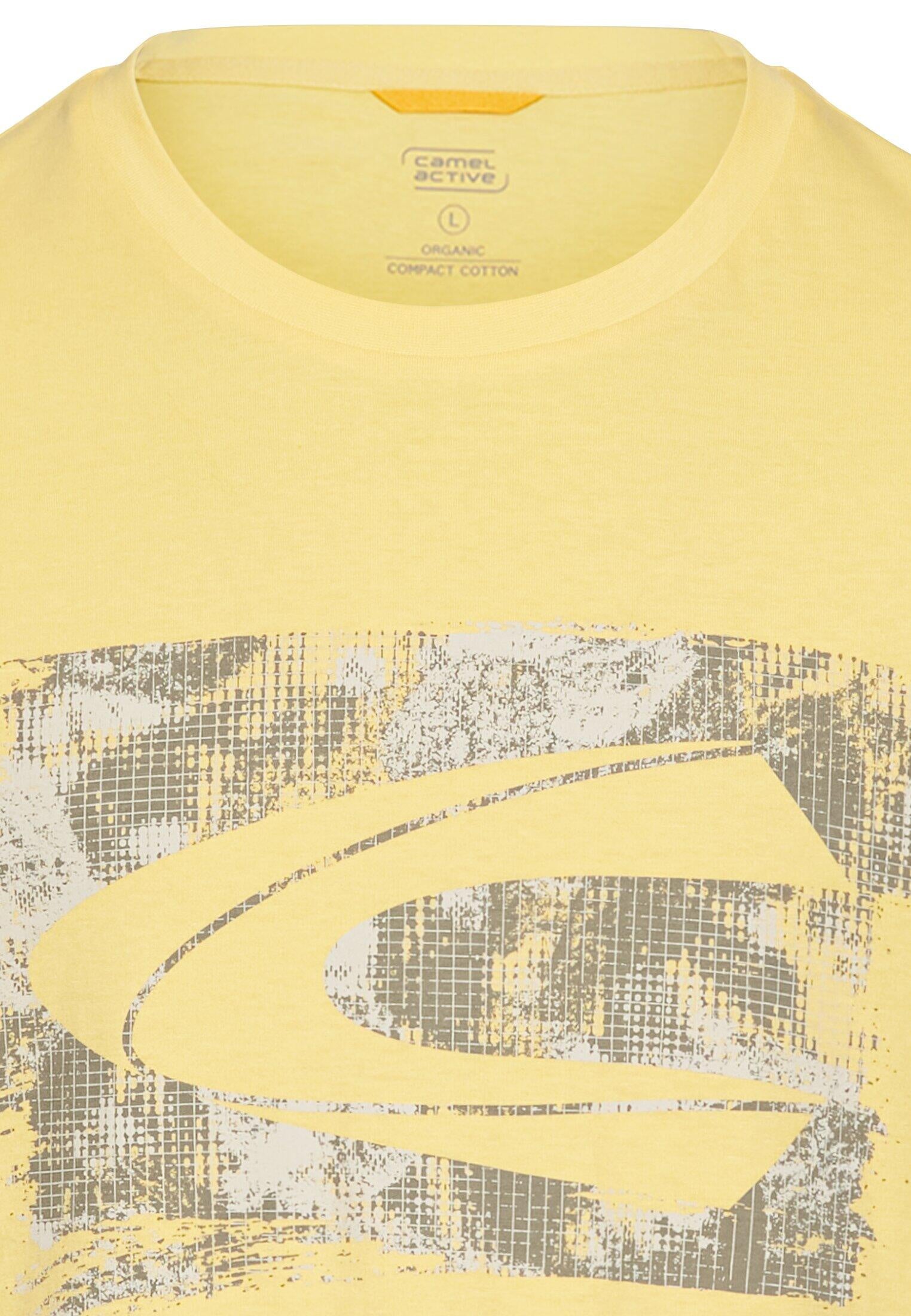 T-Shirt aus Baumwolle - 62-Dusty Citron - Gelb