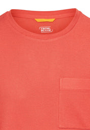 T-Shirt aus Baumwollmix - 50-Sunfaded Red - Orange