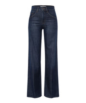 Jeans Wide Leg - 23-USED DARK BLUE - Blau