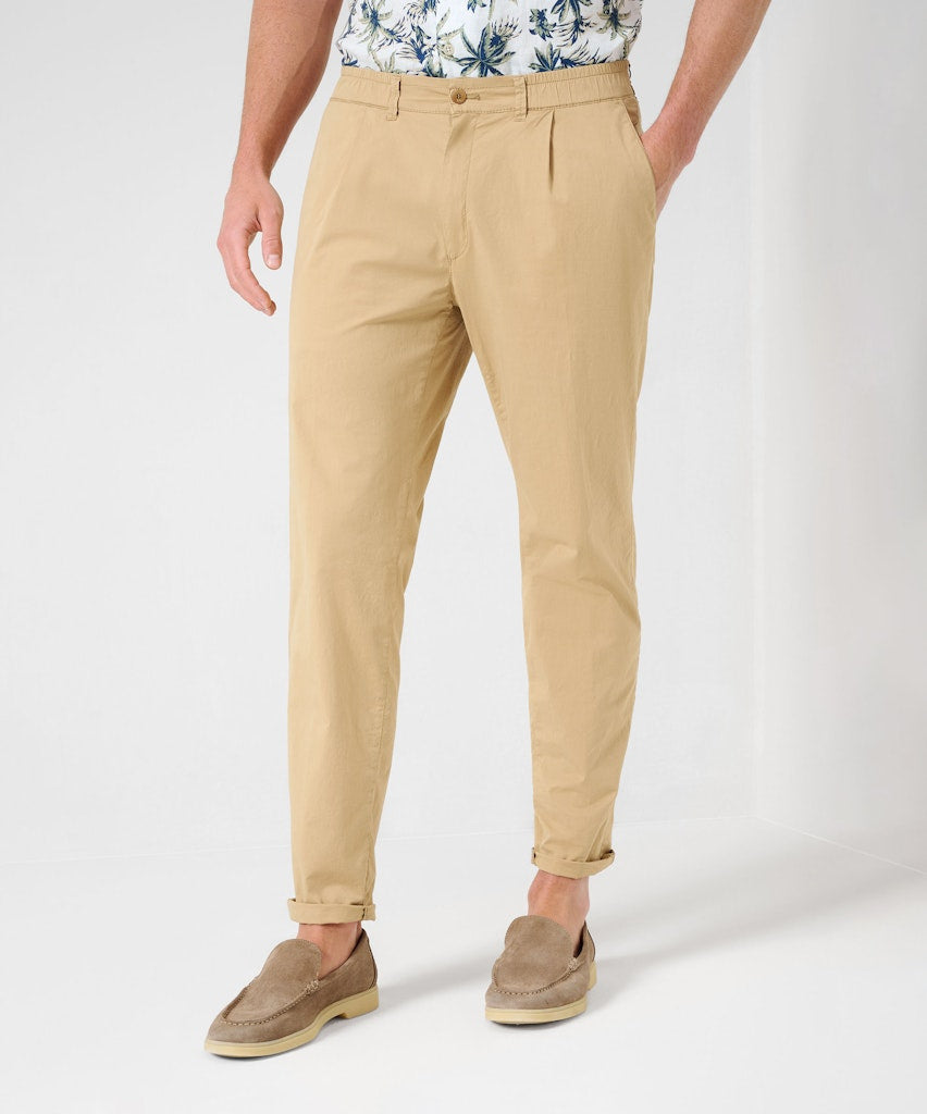 Stoffhose Relaxed Fit - 56-CANVAS - Braun