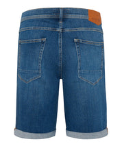 Jeansshorts Slim Fit - 24-24 - Blau