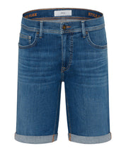 Jeansshorts Slim Fit - 24-24 - Blau