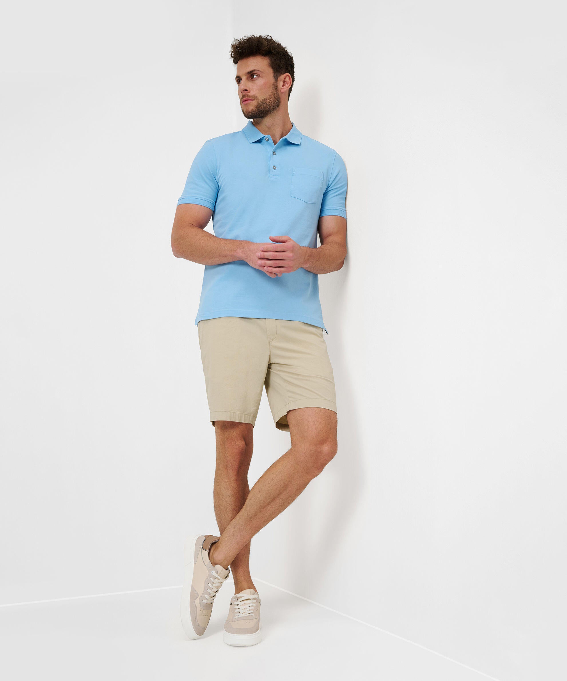 Poloshirt - 29-smooth blue - Blau