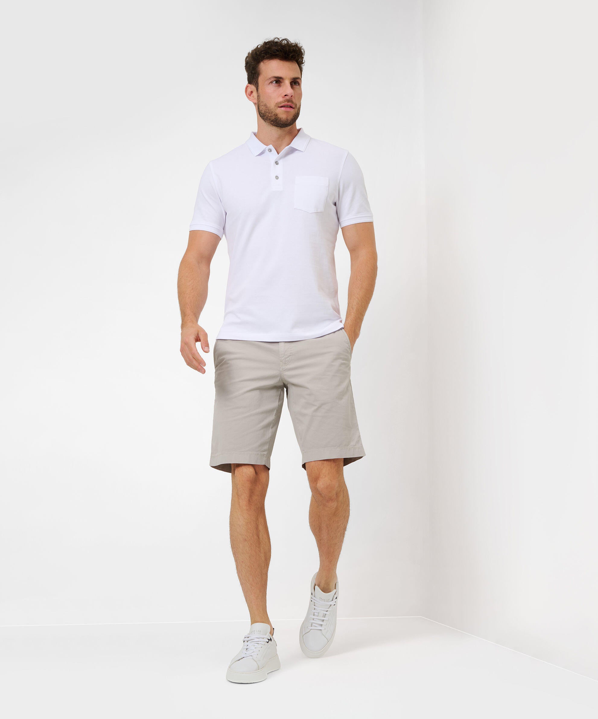 Poloshirt - 99-white - Weiß