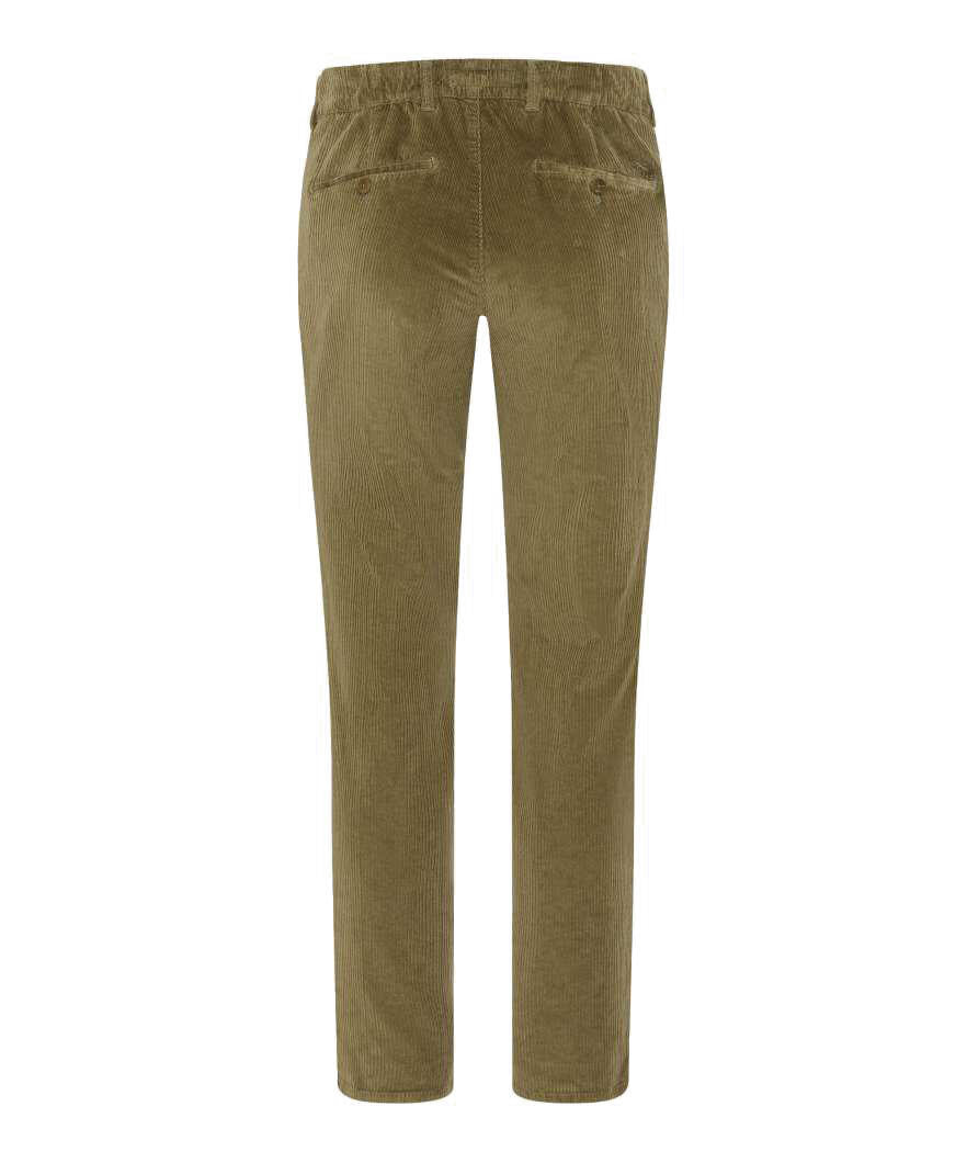 Joggpants Modern Fit in Cord-Optik - 37-SALVIA - Grün