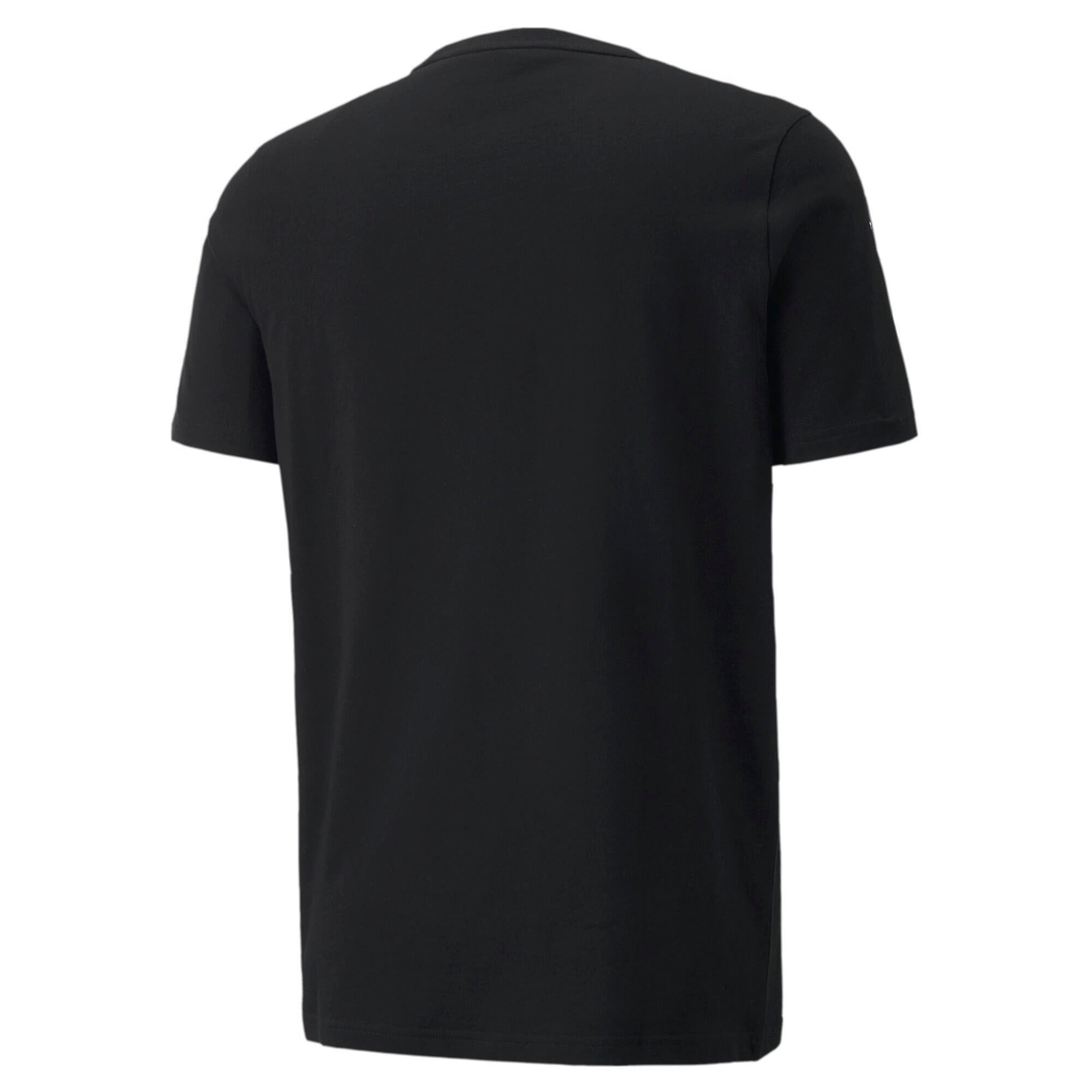 T-Shirt aus Baumwolle - 001-Puma Black - Schwarz