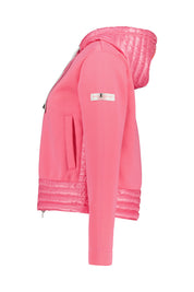 Übergangsjacke mit Kapuze - 305-fanatic pi - Pink