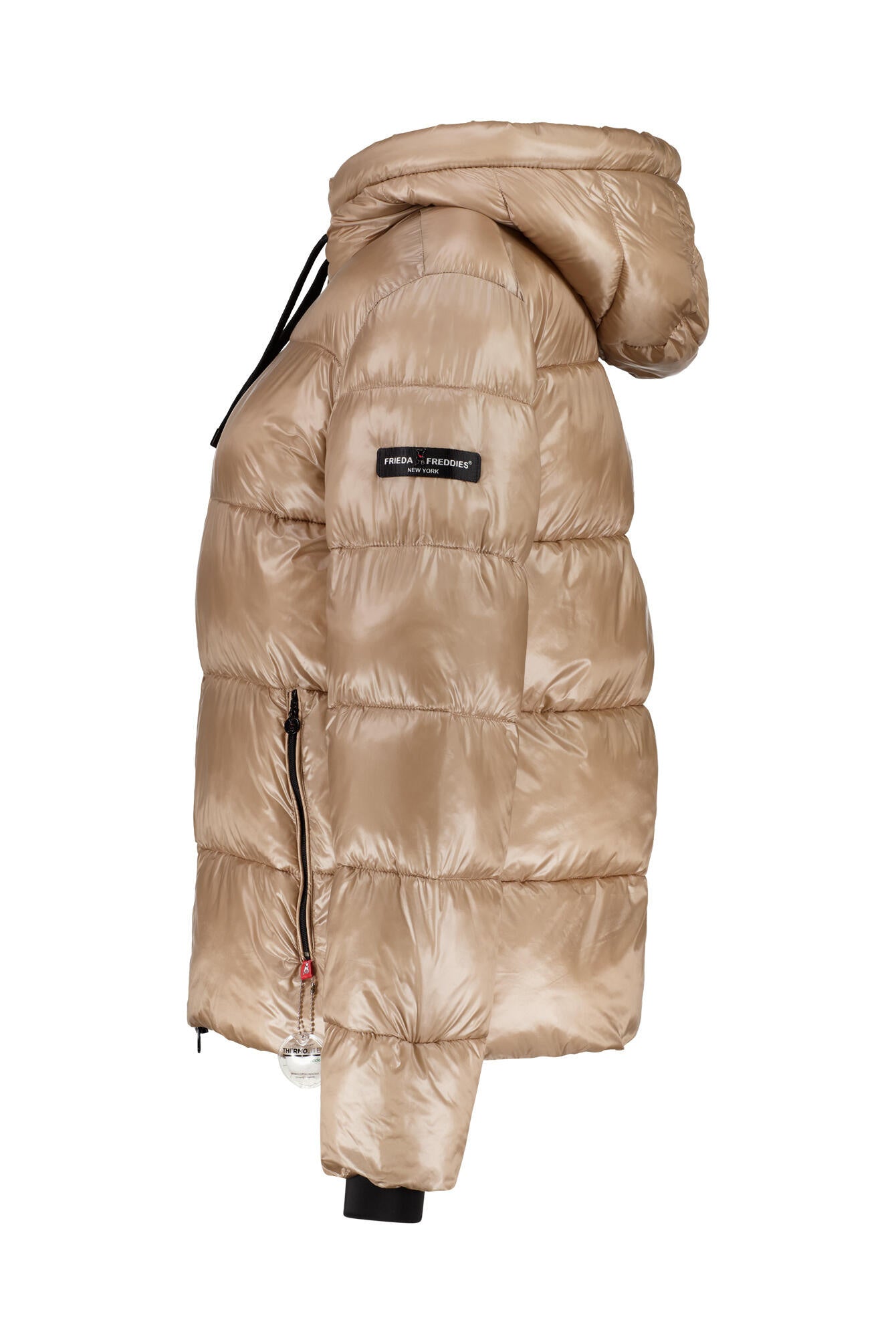 Steppjacke THERMOLITE mit Kapuze - 123-desert bei - Beige