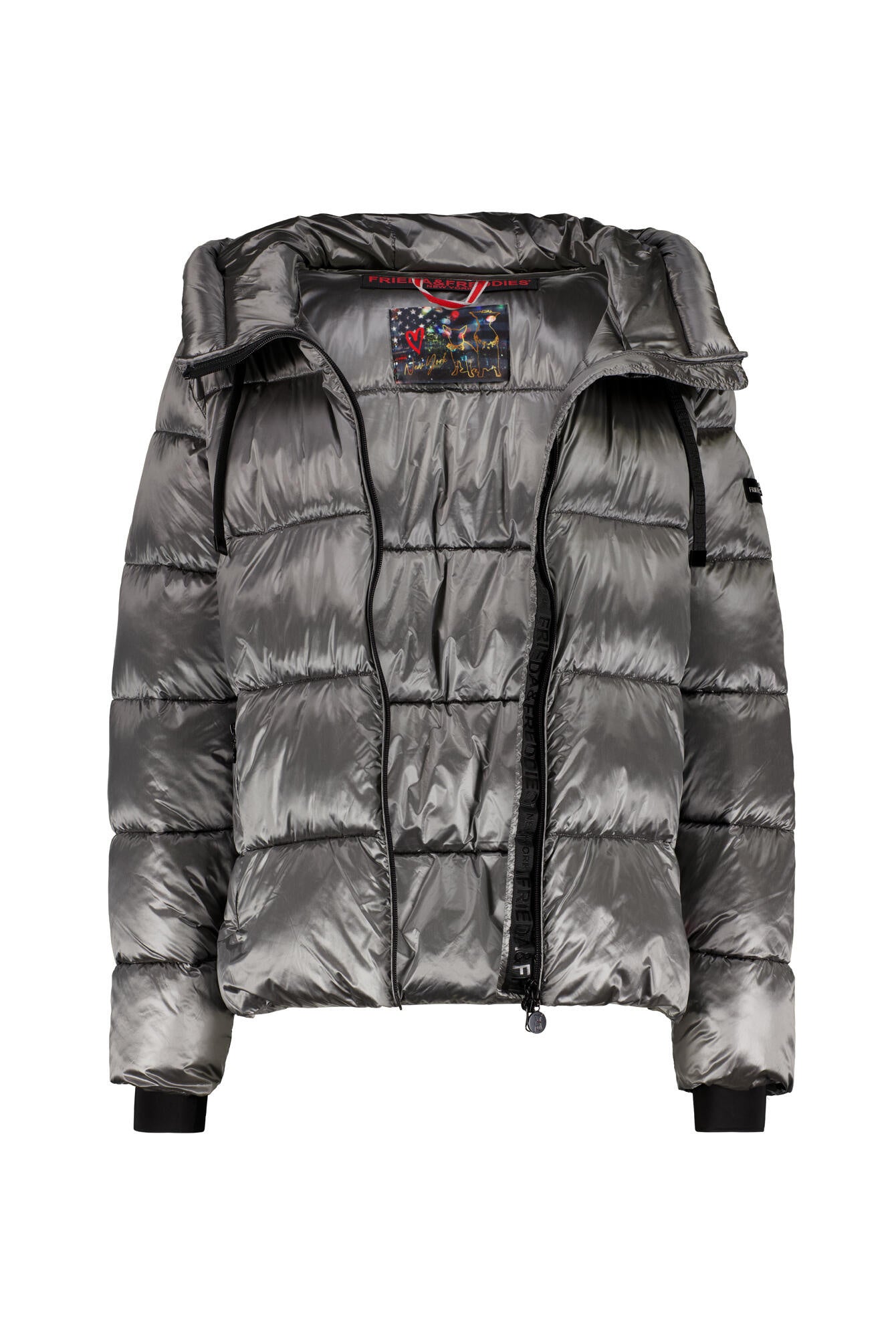 Steppjacke THERMOLITE mit Kapuze - 935-iron - Grau
