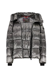 Steppjacke THERMOLITE mit Kapuze - 935-iron - Grau