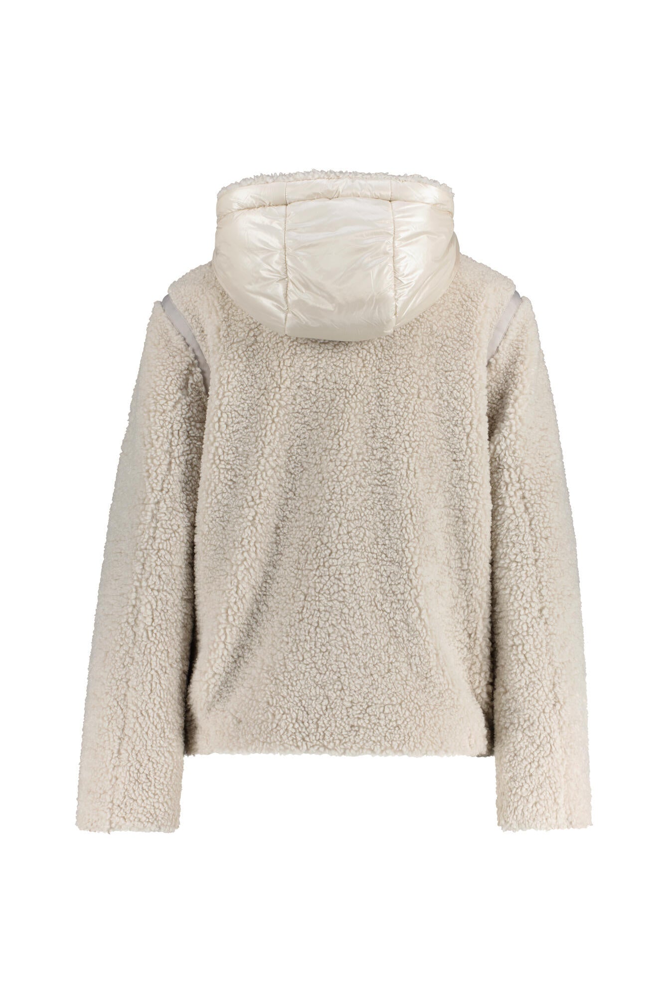 Teddyjacke mit Kapuze - 111-champagne - Creme