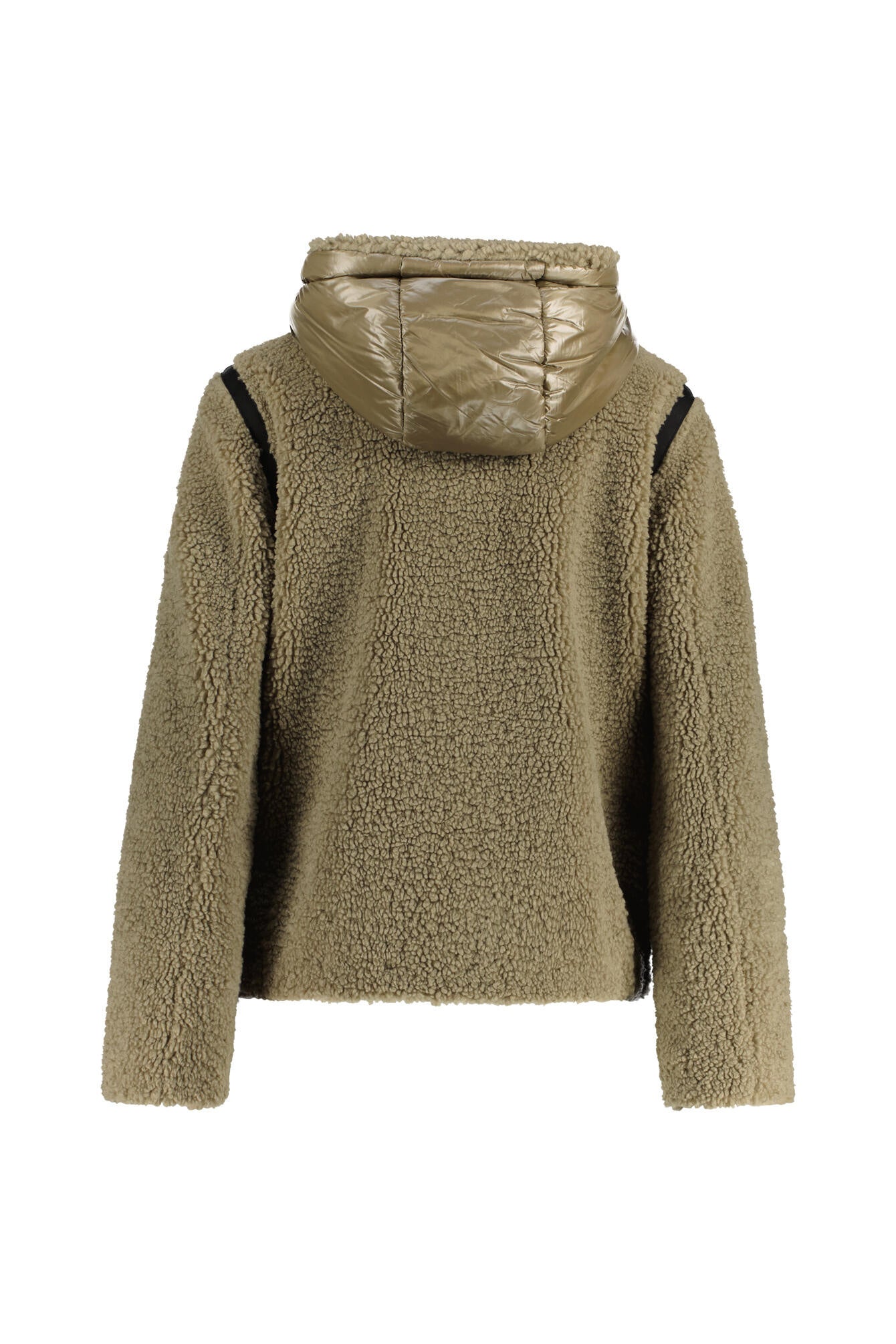 Teddyjacke mit Kapuze - 760-avocado - Grün