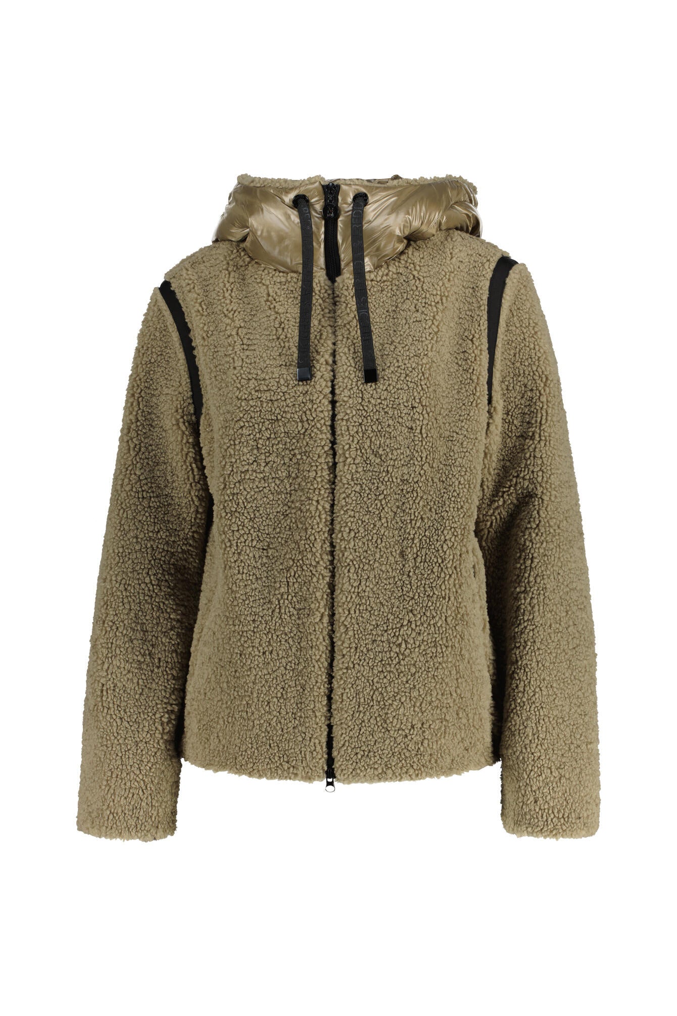 Teddyjacke mit Kapuze - 760-avocado - Grün