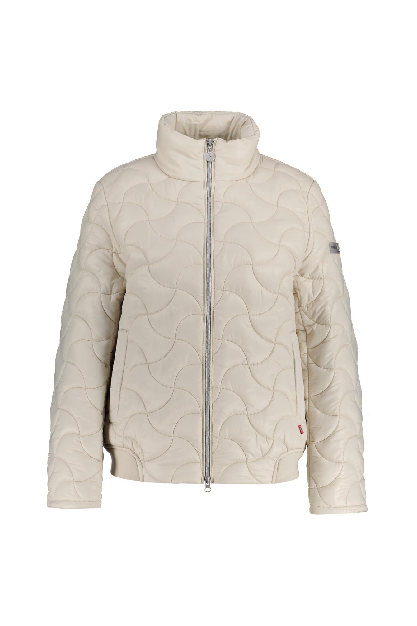 Steppjacke mit Stehkragen - 111-champagne - Creme