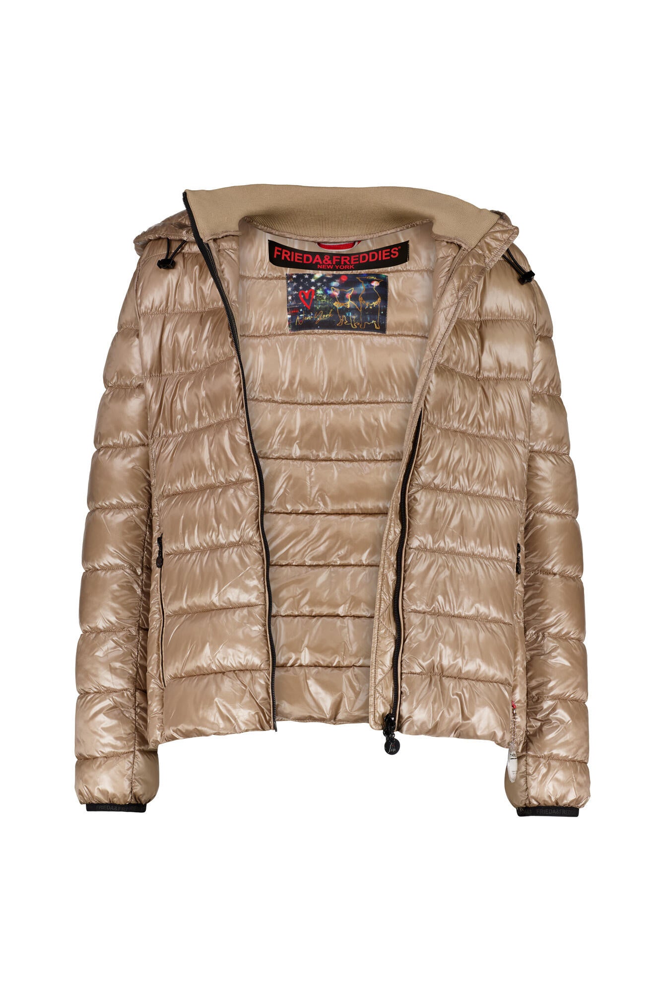 Steppjacke THERMOLITE mit Kapuze - 123-desert bei - Beige