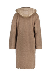 Teddymantel mit Steppeinsatz - 123-desert bei - Beige