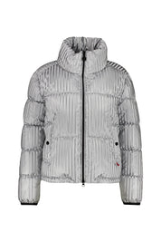 Steppjacke mit Stehkragen - 907-silver - Silber