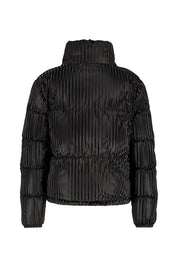Steppjacke mit Stehkragen - 99-black - Schwarz