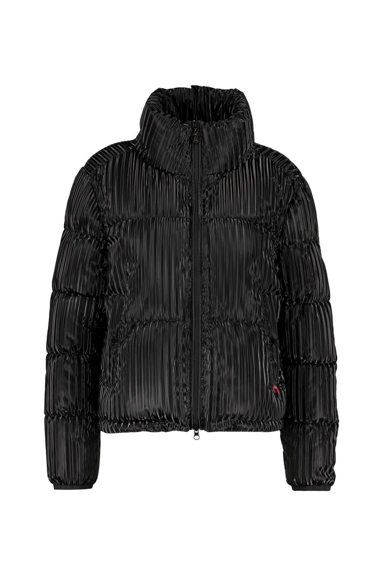 Steppjacke mit Stehkragen - 99-black - Schwarz