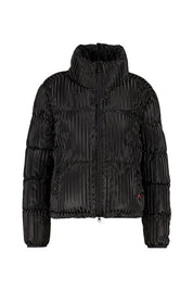 Steppjacke mit Stehkragen - 99-black - Schwarz