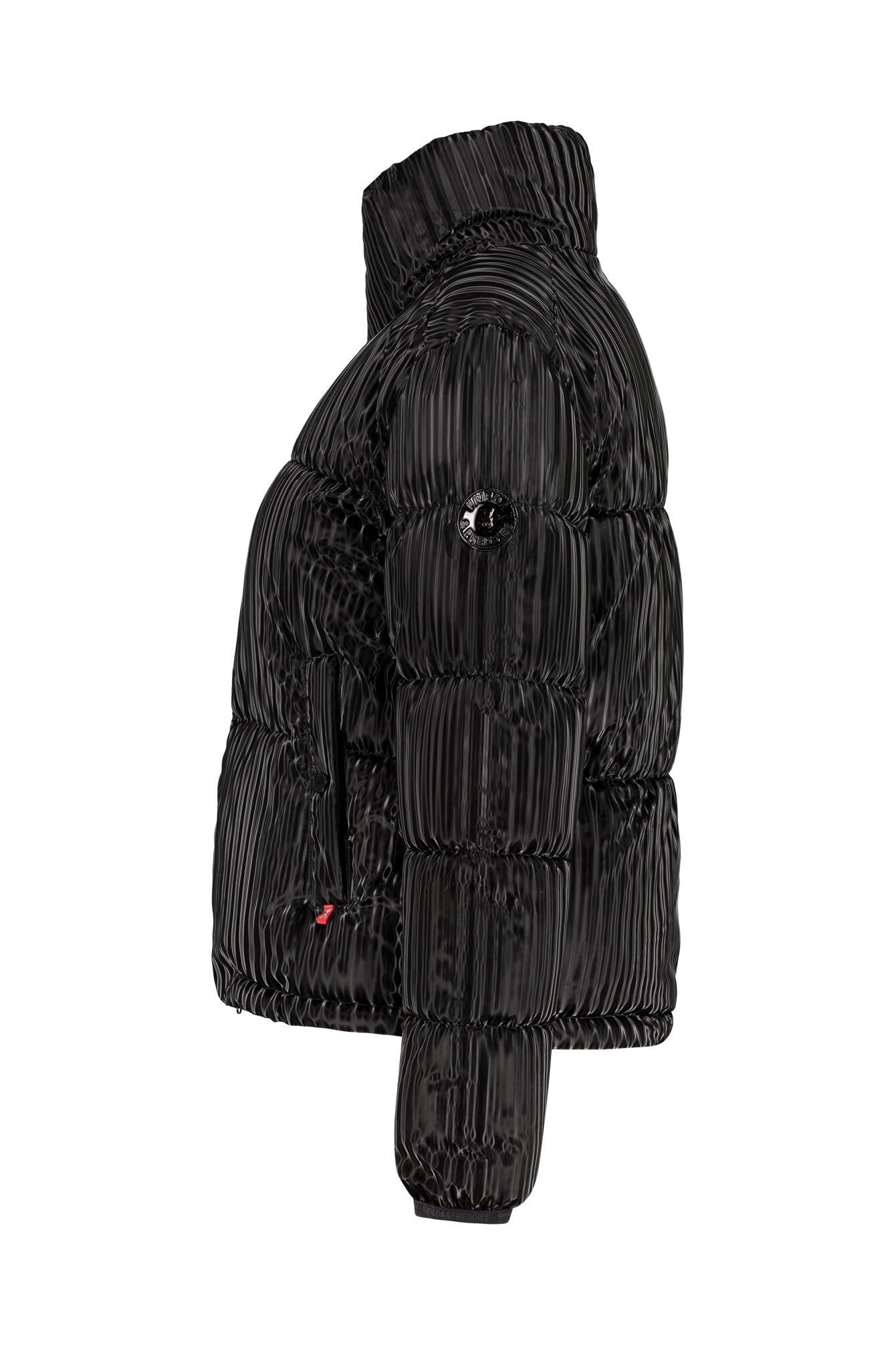 Steppjacke mit Stehkragen - 99-black - Schwarz