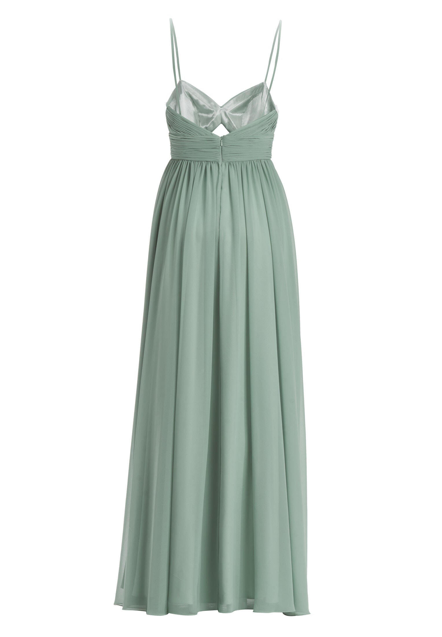 Chiffonabendkleid Maxi - 591 - Grün