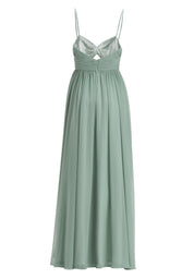 Chiffonabendkleid Maxi - 591 - Grün
