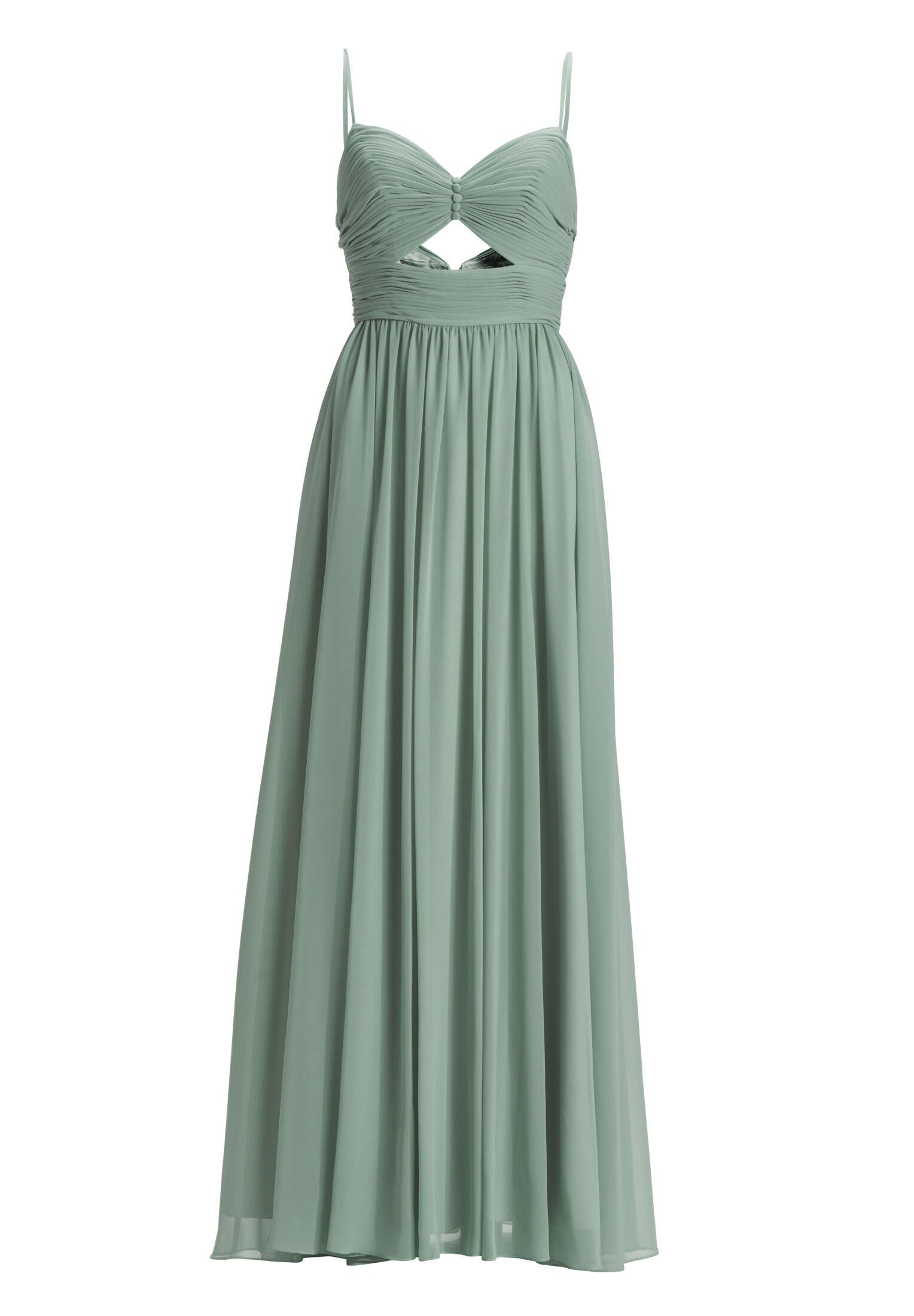 Chiffonabendkleid Maxi - 591 - Grün