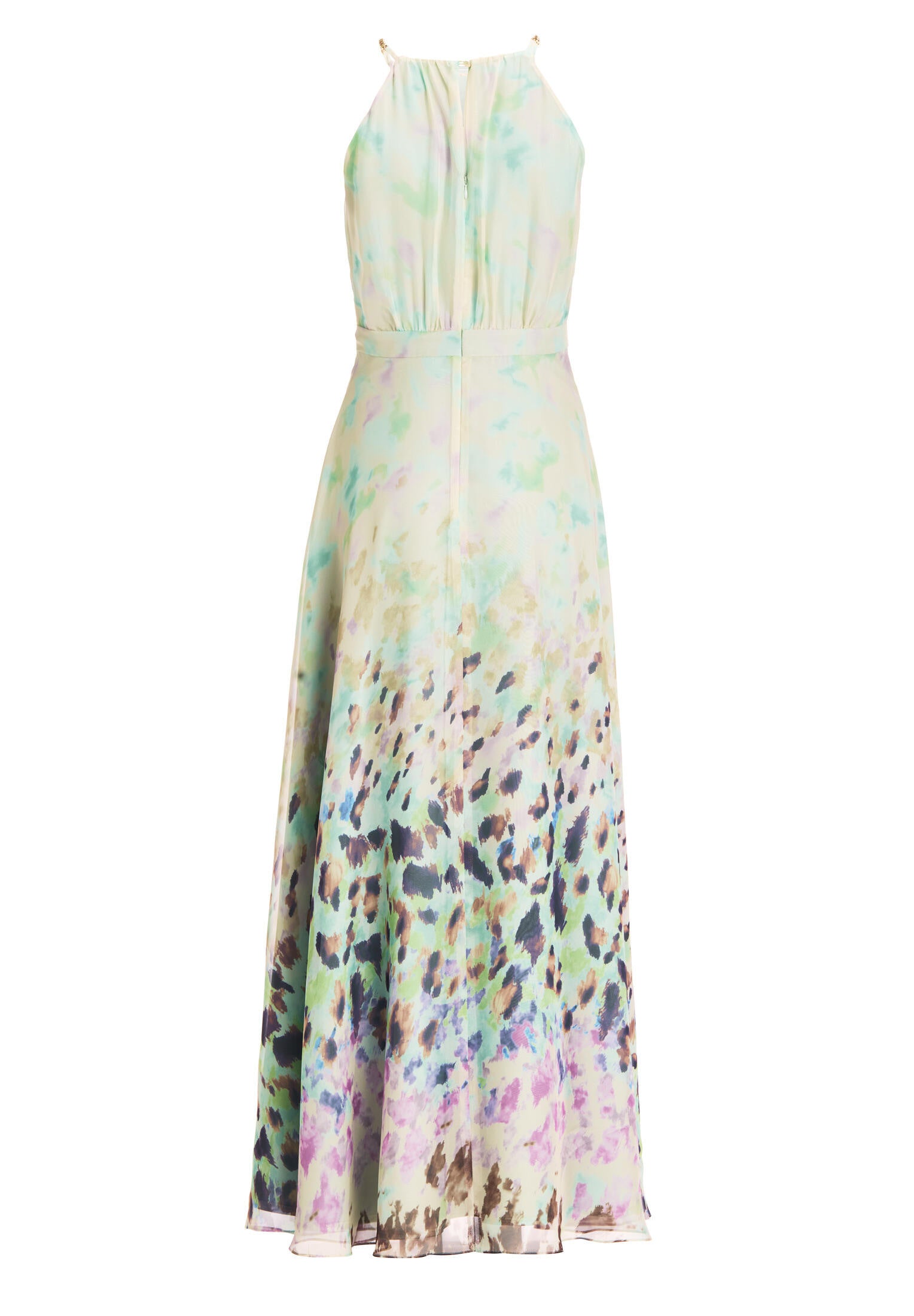 Abendkleid Maxi aus Chiffon - 5644 - Grün