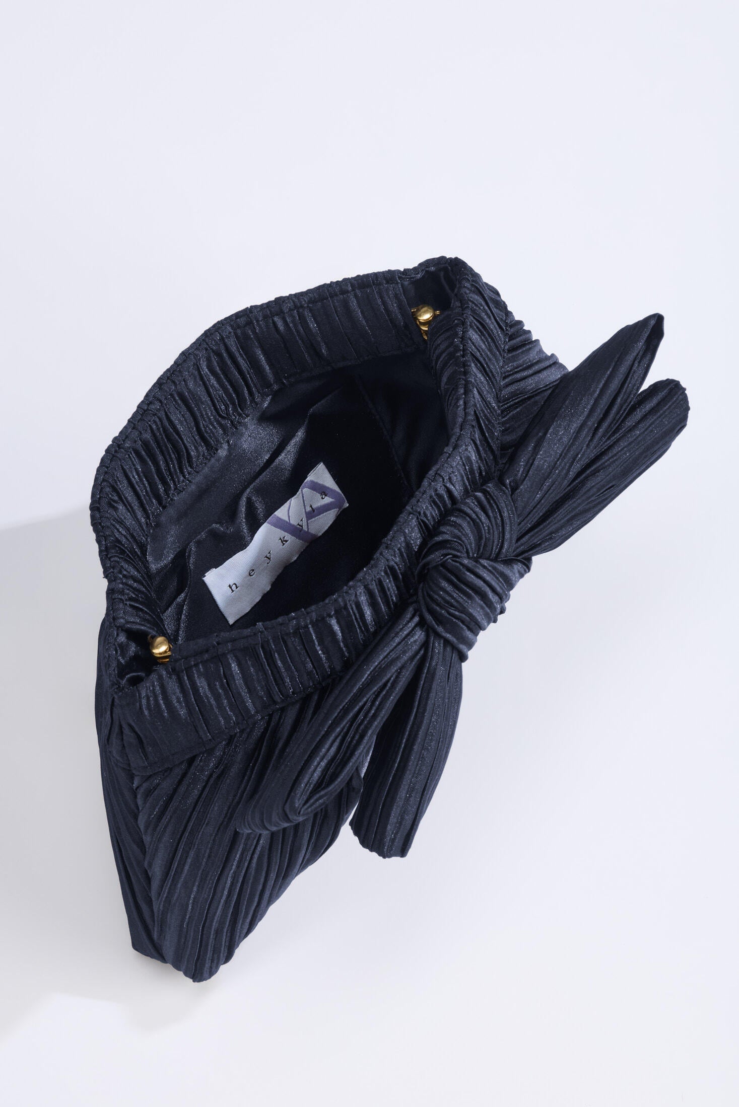 Abendtasche mit Schleifenapplikation - 310 - Blau