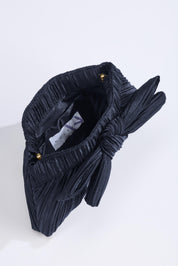 Abendtasche mit Schleifenapplikation - 310 - Blau