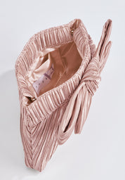 Abendtasche mit Schleifenapplikation - 691 - Rosa